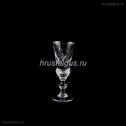 Набор хрустальных рюмок,35г, 900/43-цветок арт.8159